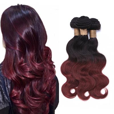 China Body Wave Yes Virgin Hair 10A 12A 14A Grade Remy Hair 1B 99j Body Wave, Peruvian Hair Weave Wholesale Bundles With Closure Vendor for sale