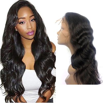 China Wholesale Price Natural Virgin Cambodian Body Wave Human Hair Lace Front Wig For Women for sale