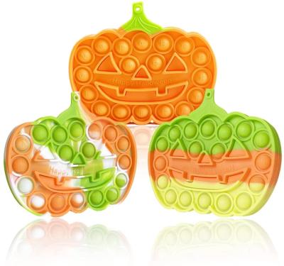 China Relieve Hot Push Bubble Relaxation Stress Relief Holloween Wholesale Anti-Anxiety Squeeze Pumpkin Sensory Toys For Autism Learning Anxiety for sale