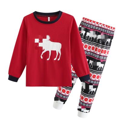 China Wholesale Cotton Family Winter Mens Womens Kids Thermal Baby Pajamas Sets Matching Christmas Apparel Christmas Pajamas for sale