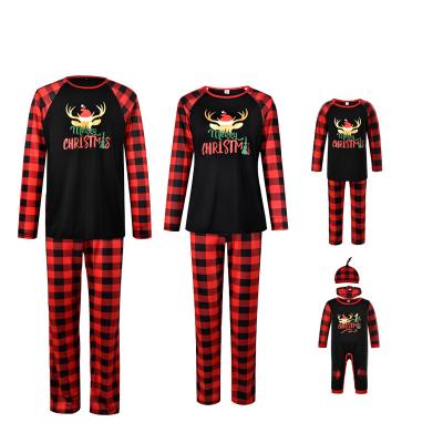 China New Designer Winter Wholesale Baby Thermal Women Men Kids Custom Print Family Christmas Pajamas Sets for sale