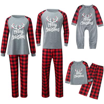 China New Winter Wholesale Designer Family Cotton Men Women Kids Baby Christmas Pajamas Thermal Sets Christmas Pajamas for sale