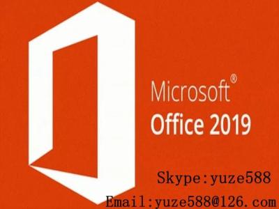 China Ms Office 2019 pro plus  COA License Sticker 100% Brand new Online Activation for sale