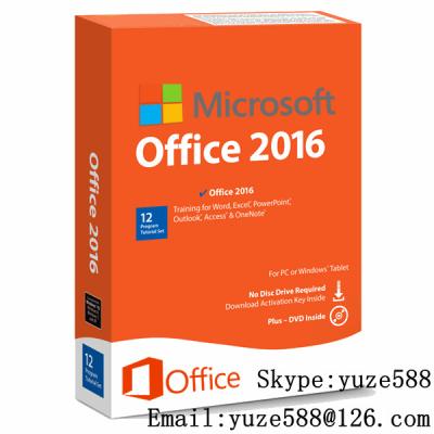 China 100% online activation Microsoft Office 2016 Professional plus key  32/64 Bit for 1 PC for sale