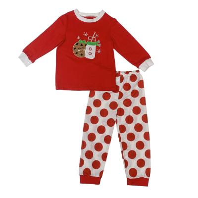 China Wholesale Casual Boutique Kids Clothing Customized Applique Design Boys Christmas Outfit Warm Winter Children Wear for sale