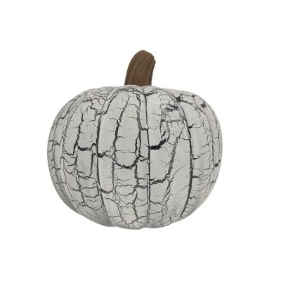 China Good Quality 15+ Halloween Pumpkin Ornaments 25cm Color Change Pumpkin Crack Crafts for sale