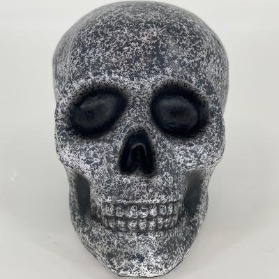 China Halloween 15+ Metal Halloween Plastic Items Toys Skull Spooky Horror Ghosthead Glitter Party Table Decoration for sale