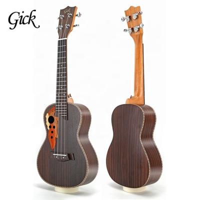 China Rosewood 23 inch rosewood grape hole ukulele for sale