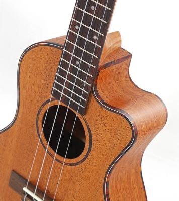 China Hot Selling Infinity Mahogany Guitar Cutaway 26 Inch Mahogany Wood Ukulele for sale