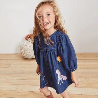 China Winter Casual Girls Toddler Sets Boutique Baby Fashion Kids Clothing Wholesale Girls' Fall Custom Little Girls' Dresses for sale