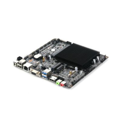 China Desktop Cheap Price Intel Celeron J1800 J1900 J2800 CPU Fanless Motherboard With DC 12V 2COM 6COM 1LAN 2LAN Power Supply for sale