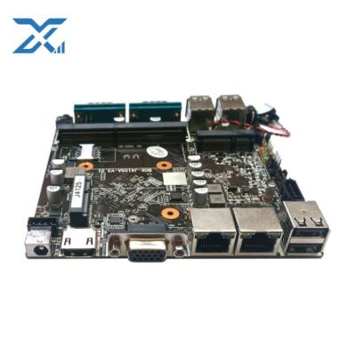 China Cheap Desktop China Factory Nano-itx Ddr4 Mini PC J4125 Computer Motherboard With CPU Display Output 1000m Dual LAN Rj45 2COM for sale