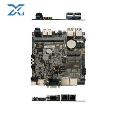 China Mini Pc Mainboard Computer Itx Desktop Motherboard Fanless J1900 2 Lan Port Pfsense Nano Pc Panel X86 for sale