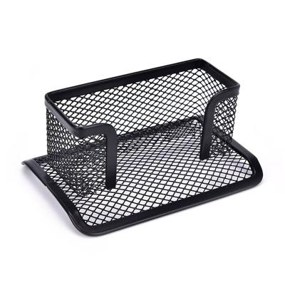 China 100% Eco-friendly Metal Mesh Desktop Organizer Custom Business Card Popular Name Card Holders for sale