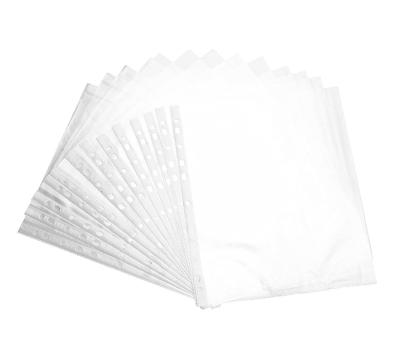 China Clear Plastic Document Folder Sheet Protectors Sheet Protector 8.5 x 11 Letter Size Sheet Protectors 11 Holes for Any Binder for sale