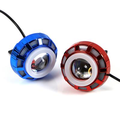 China Plastic Motorcycle LED Breathing Universal 12v LED Headlight Motorcycle Light Ignition Lighting System for sale