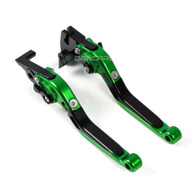 China Motorcycle Brake Levers Clutch Lever Aluminum Alloy Folding Folding Adjustable Clutch Levers For Kawasaki Ninja 400 for sale