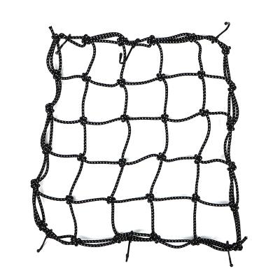 China Elastic Tank Mesh Reflective Net Elastic Rope Motorcycle Helmet Rope 40x40cm With 8 Hooks Luggage Cargo Nets For Honda ITALIKA Bajaj for sale