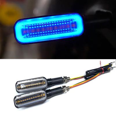 China ABS+ Motorcycle Acrylic LED Turn Signal Light Modified Turning Light HIGH Lumen Lighting Universal Motorcycle Lighting System for sale