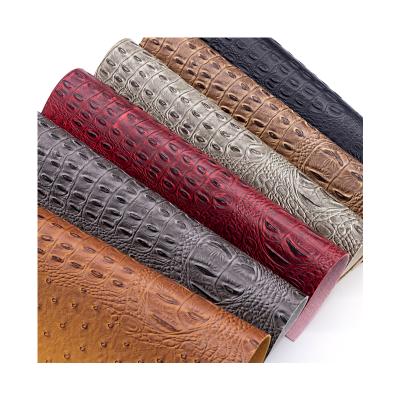 China High Quality Abrasion-Resistant PVC Ostrich Faux Leather For Wallet Backpack, Purses, Totes for sale