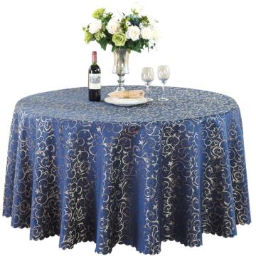 China Wholesale European Style Banquet Wedding Event Bronzing Cheap Damask Spandex Table Cloth for sale