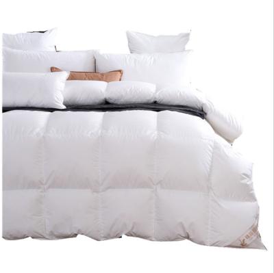 China Manufacturer Direct Selling Antibacterial Five Star Hotel 95 White Goose Down Winter Comforter Luxury Warm Thickened Custom White Down Comforter for sale