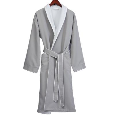 China Breathable high quality super soft long section of bathrobe unisex bathrobes can be customized logo for sale