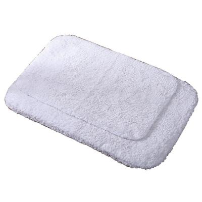 China Factory Customized Child Safe Non-slip Pure Cotton Bathroom Childproof Hotel White Towel Protection Thickened Wool Absorbent Mat for sale