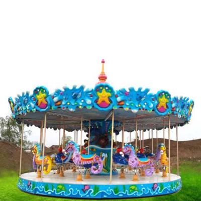 China High quality FRP! Backyard Amusement Rides Carousel For Sale for sale