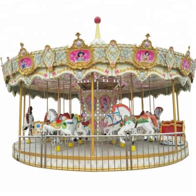 China Joyful amusement romantic fairground rides range round carousel/carousel amusement fair rides 16seats/24seats/32seats for sale 16/24/32 seats for sale