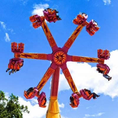 China FRP+steel amusement park wind fire wheel rides for adults for sale for sale