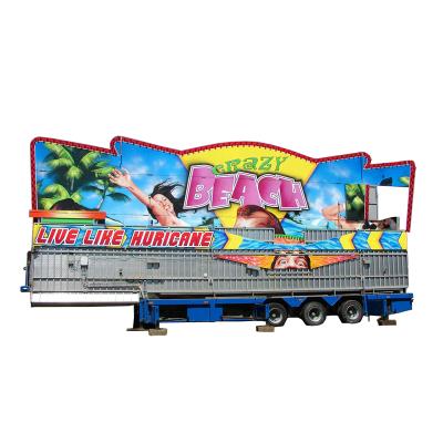 China FRP+steel wave game crazy funny kidde rides mini funfair music miami trip rides ocean theme ocean adventure rides for sale