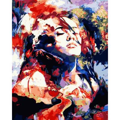 China Popular custom royaldream portrait oil painting diy painting by adult numbers for bedroom for sale