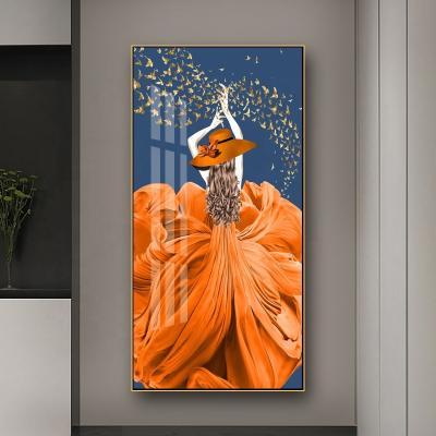 China Lightweight Waterproof + Eco-Friendly Fabric Luxury Painting Designs Hand Painted Canvas Oil Painting For Hallway Wall for sale