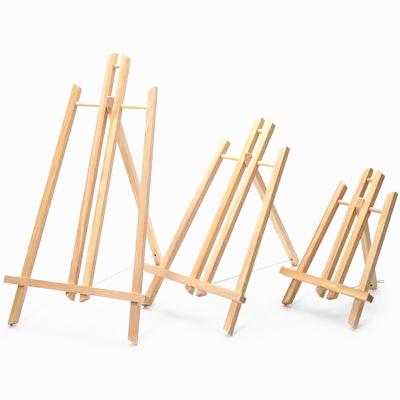 China Easel Cheap Natural Wood Studio Tabletop Painting Easel For Kids Painting for sale