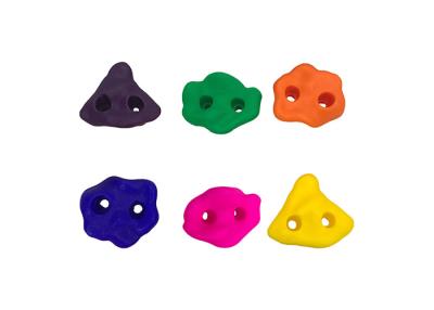 China Children Rock Climbing Hand Holds , 25 Rock Climbing Holds Multi Color for sale