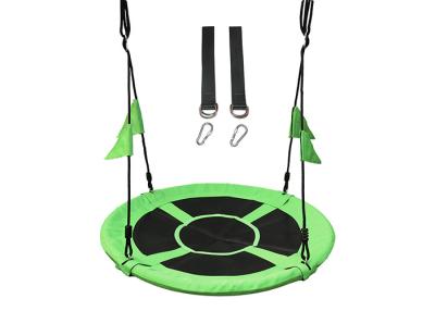 China Outdoor Garden Kids Round Swing , Kids Single Swing With Durable Fabric for sale