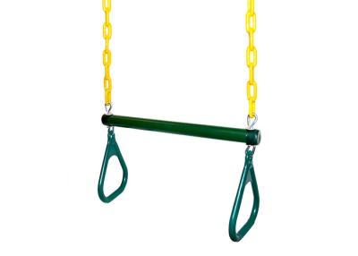 China Trapeze Bar Iron Pipe Outdoor Child Swing Heavy Duty Strong Swing Seat for sale