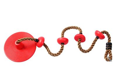 China Longlife Red Color Outdoor Child Swing , Climbing Rope Swing ASTM / EN71 for sale