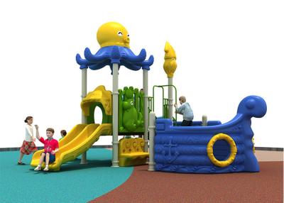 China CE Certificate Durable Childrens Plastic Playground Equipment Anti UV Multi Color for sale