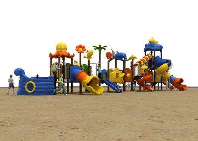 China Pre School Childrens Plastic Playground , Advanced Childrens Play Slide CE Certificate for sale