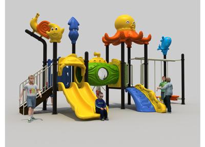 Cina Dei bambini commerciali di asilo del campo da giuoco porta di plastica Playsets fuori in vendita