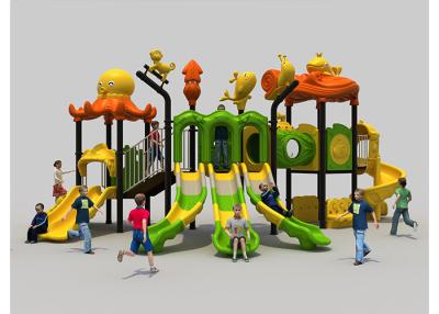 China Diapositiva al aire libre reciclada de los juguetes del equipo al aire libre de Playset de los niños del jardín en venta