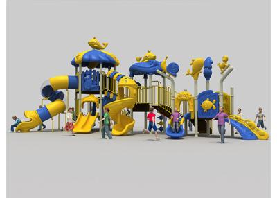 China Funny School Customized Size Childrens Play Slide , Outdoor Play Slide for sale