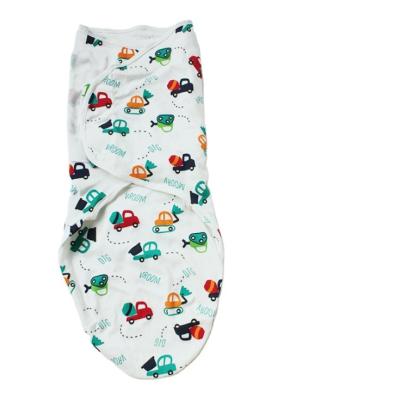 China 100% Cotton Baby Sustainable Newborn Infant Printed Wrap To Wrap Tarp Sock And Hat Set for sale