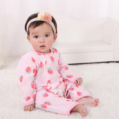 China Eco-Friendly Baby Rompers Safe/Breathable/Washable/Durable Baby Clothes Summer Organic Newborn Safe/Breathable/Washable/Durable Cotton Sleep Grils Romper for sale