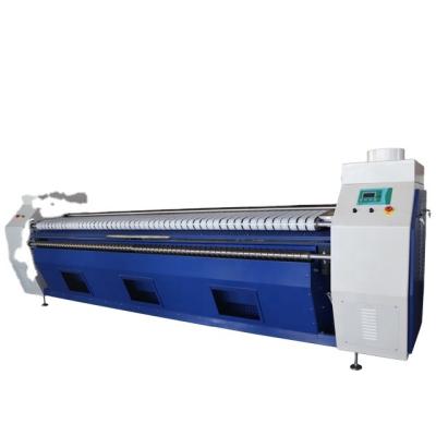 China Critical Cleaning Bed Sheet Laundry Linen Feeding Finishing Machine / No Residue Circle for sale