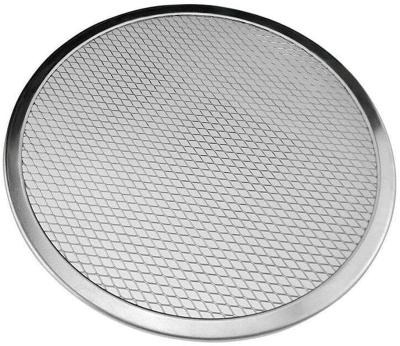 China 9/10/11/12/13/14 Inch Pizza Net Perforated Pizza Pan Durable Aluminum Alloy Pizza Screen for sale