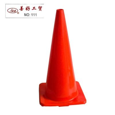 China New Reflective Soft Orange Red Red PVC Flexible PVC Safety Traffic Road Cones 30-90cm for sale