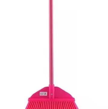 China Home Long Use PP Sweep Main Material Floor Cleaning Soft Plastic Broom Handle And Dustpan Dust Pan With Broom for sale